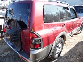 2001 Mitsubishi Montero Limited Burgundy 3.5L AT 4WD #214008